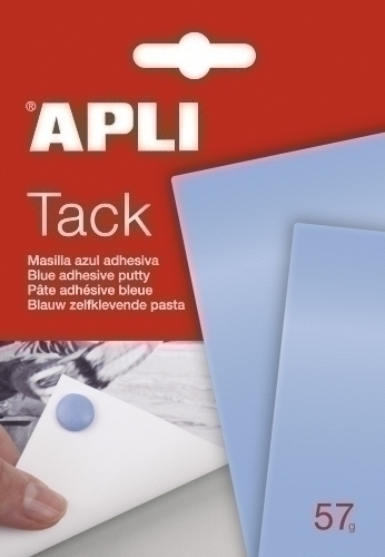APLI - MASILLA ADHESIVA -TACK 57g AZUL (Ref.11703)