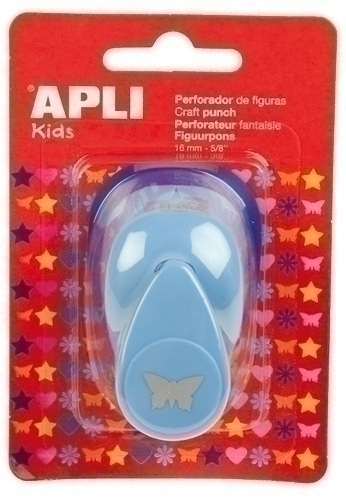 APLI - TALADRO FANTASIA 16 mm MARIPOSA AZUL (Ref.13070)