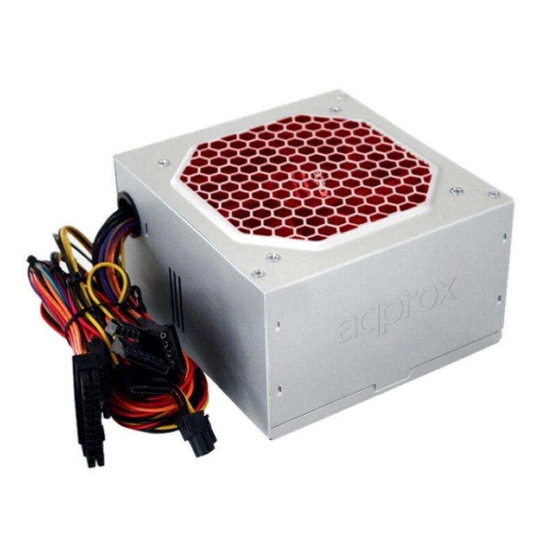 APPROX - Fuente 500W POWER SUPPLY BOX + CL NICKEL V2 (Ref.APP500LITENV2)