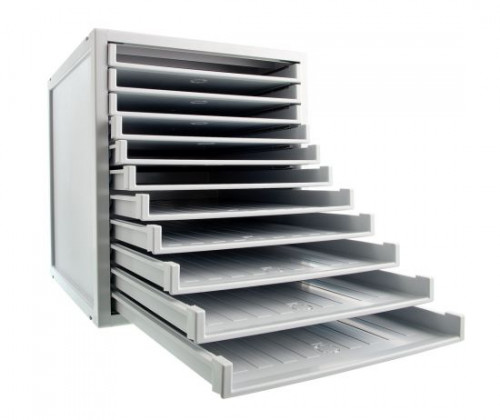 ARCHISYSTEM - MODULO 11 BANDEJAS GRIS (Ref.8211B GS)