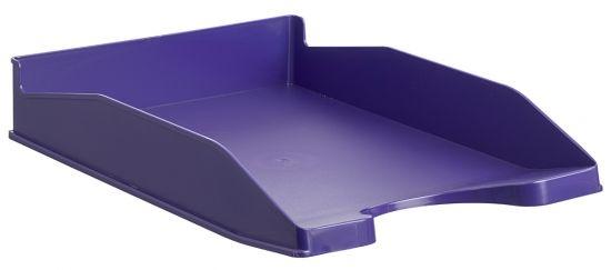 ARCHIVO 2000 - BANDEJA APILABLE EN 3 POSICIONES FONDO LISO FORMATO DIN A4 Y FOLIO 345X255X60 MM MALVA (Ref.742 ML)