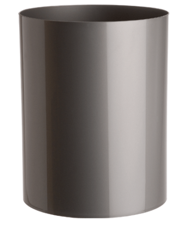 ARCHIVO 2000 - PAPELERA ECOGREEN ALTO BRILLO 100% RECICLADO Y RECICLABLE GRIS 18 LITROS 260X335 MM (Ref.2000 GS)