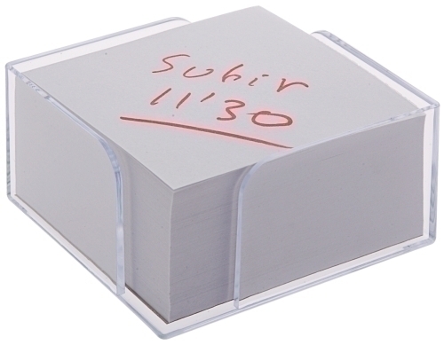 ARCHIVO 2000 - PORTA NOTAS A.2000 105x105x55 mm CRISTAL (NO incluye taco)
 (Ref.801 CS TP)