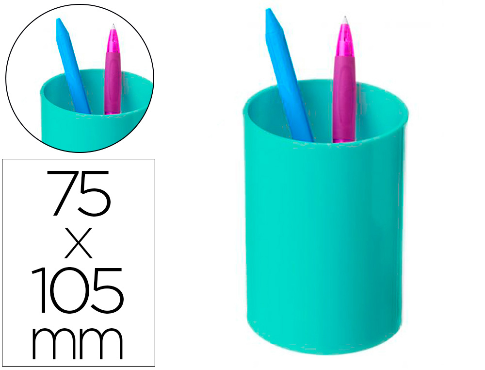 ARCHIVO 2000 - PORTALÁPICES ECOGREEN 100% RECICLADO Y RECICLABLE VERDE PASTEL 75X105 MM (Ref.771 VE PS)