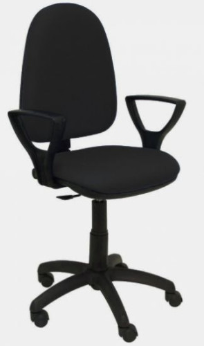 ARCHIVO 2000 - SILLA OURIZO CON BRAZOS Y TAPICERIA NEGRO (Ref.6450 NE)