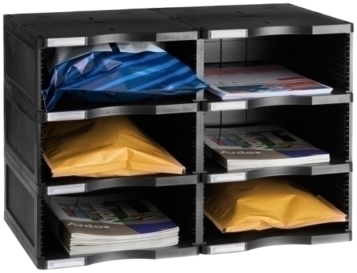ARCHIVODOC - MODULO ARCHIVO 2000 A4 APAISADO 6 CAJONES JUMBO NEGRO (Ref.6623 NE)
