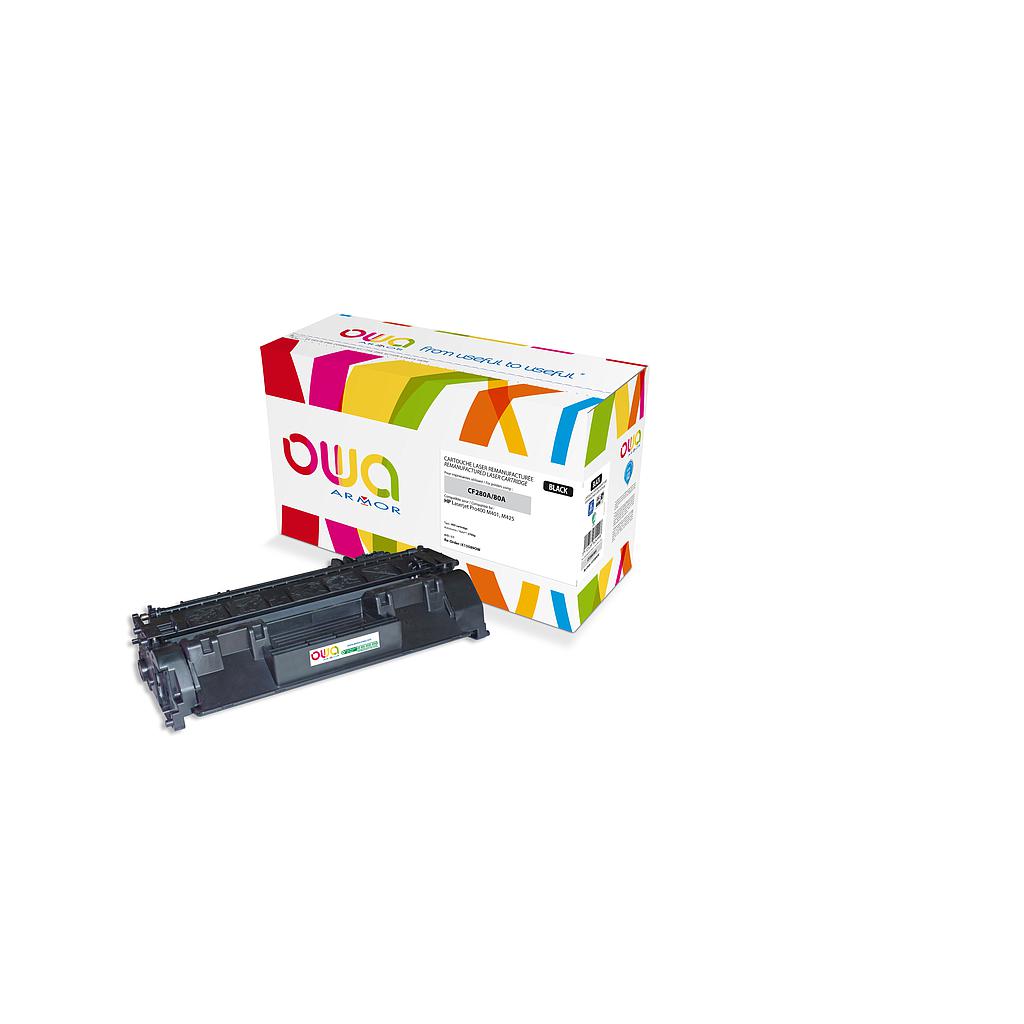 ARMOR - CARTUCHO LASER Laserjet Pro 400 M401, M425 nº80A (Ref.K15589OW)