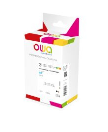 ARMOR - Owa INKJET REMAN PACK 2 REM.FOR HP 301XL V2 ILM BK + 3C Black, 3 Colours Box (Ref.K10501OW)