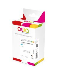 ARMOR - Owa INKJET REMAN PACK 2 REM.FOR HP 302XL B+3C ILM V2 Black, 3 Colours Box (Ref.K10497OW)