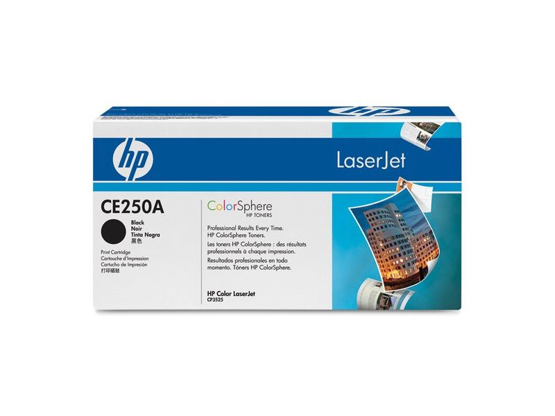 HP ( HEWLETT PACKARD ) - Toner Laser ORIGINALES 504A Negro (Ref.CE250A)