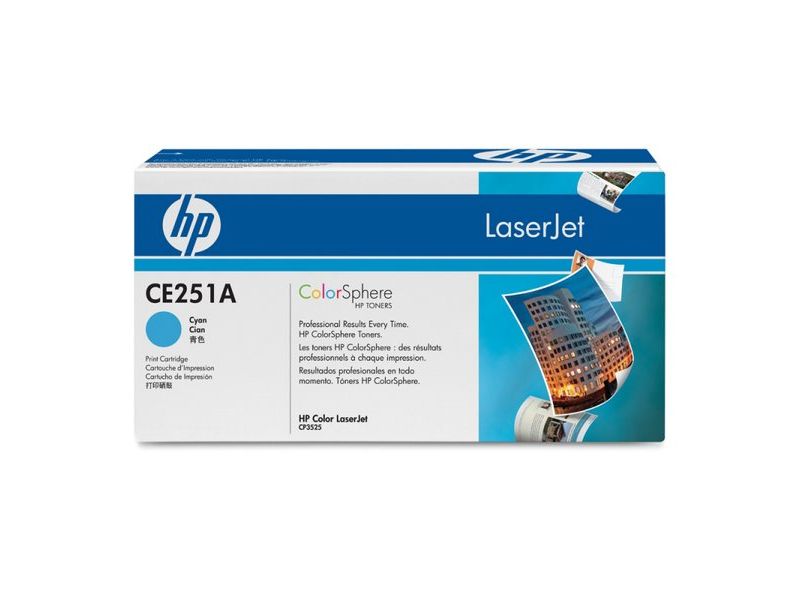 HP ( HEWLETT PACKARD ) - Toner Laser ORIGINALES 504A Cyan (Ref.CE251A)