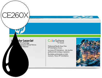 HP ( HEWLETT PACKARD ) - Toner Laser ORIGINALES 649X Negro (Ref.CE260X)