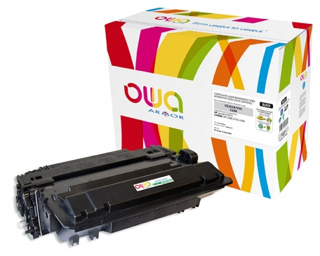 ARMOR - OWA toner compatible Laserjet P3015, Ese 500 MFP M525, Pro M521 Box Noir, Black Std (Ref.K15221OW)