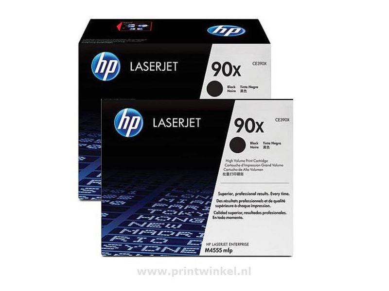 HP ( HEWLETT PACKARD ) - Toner Laser ORIGINALES 90X Negro Pack 2 (Ref.CE390XD)