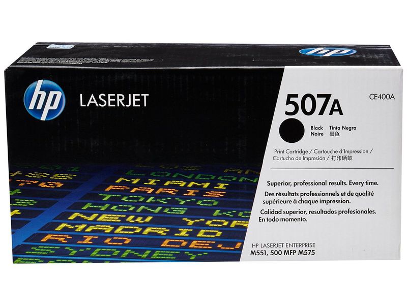HP ( HEWLETT PACKARD ) - Toner Laser ORIGINALES 507A Negro (Ref.CE400A)