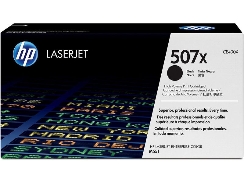HP ( HEWLETT PACKARD ) - Toner Laser ORIGINALES 507X Negro (Ref.CE400X)