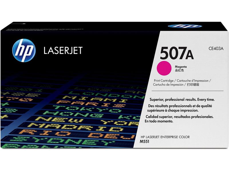 HP ( HEWLETT PACKARD ) - Toner Laser ORIGINALES 507A Magenta (Ref.CE403A)