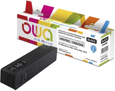 ARMOR - TONER PARA HP Officejet Pro X4xx/X5xx HP 970XL BK (Ref.K20465OW)