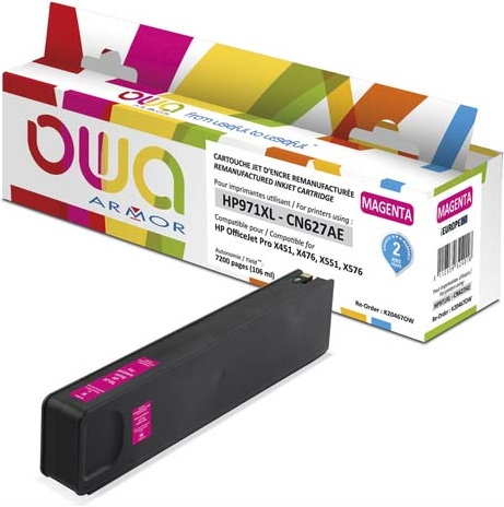 ARMOR - TONER PARA HP Officejet Pro X4xx/X5xx HP 971XL M (Ref.K20467OW)