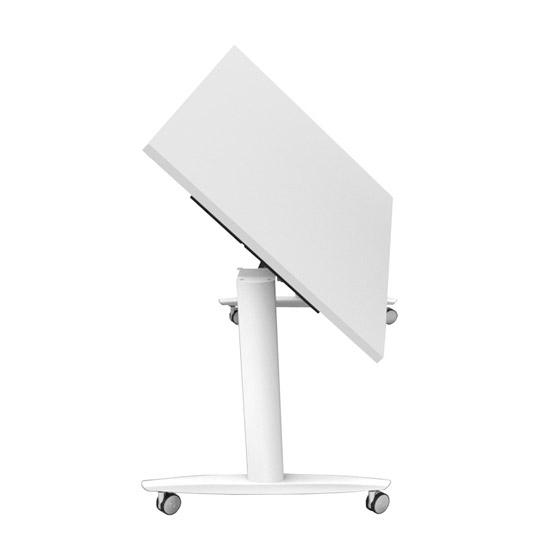 ARTEXPORT - MESA MULTIFUNCIONAL TAXI 160 PATAS DE METAL CON RUEDAS Y TAPA ABATIBLE DE 25MM BLANCO (Ref.TAXI-160)