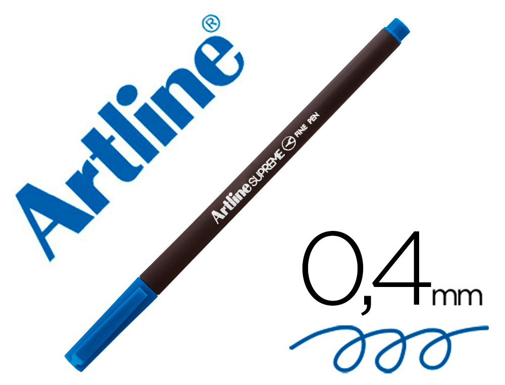 ARTLINE - ROTULADOR SUPREME EPFS200 FINE LINER PUNTA DE FIBRA AZUL ULTRAMAR 0,4 MM (Ref.EPFS200 AU)