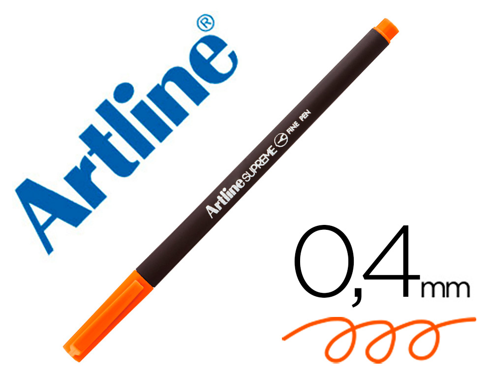 ARTLINE - ROTULADOR SUPREME EPFS200 FINE LINER PUNTA DE FIBRA NARANJA 0,4 MM (Ref.EPFS200 NA)