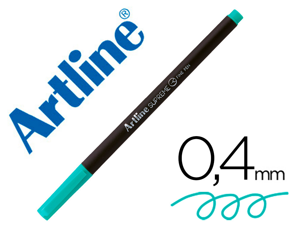 ARTLINE - ROTULADOR SUPREME EPFS200 FINE LINER PUNTA DE FIBRA TURQUESA CLARO 0,4 MM (Ref.EPFS200 TC)