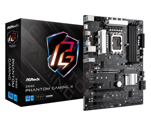 ASROCK - Z690 PHANTOM GAMING 4 Intel Z690 LGA 1700 ATX (Ref.90-MXBH70-A0UAYZ)