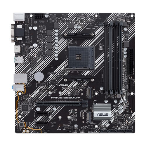 ASUS - PRIME B550M-K AMD B550 Zócalo AM4 micro ATX (Ref.90MB14V0-M0EAY0)