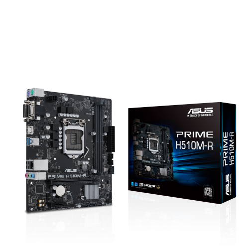ASUS - PRIME H510M-R Intel H510 LGA 1200 (Socket H5) micro ATX (Ref.90MB18C0-M0ECY0)