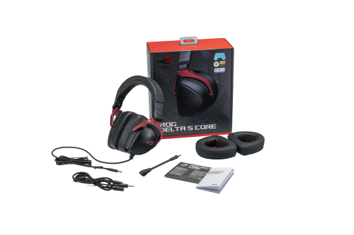 ASUS - ROG Delta S Core Auriculares Alámbrico Diadema Juego Negro (Ref.90YH03JC-B1UA00)
