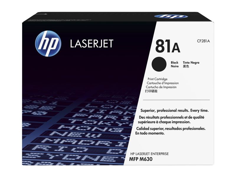 HP ( HEWLETT PACKARD ) - Toner Laser ORIGINALES 81A negro (Ref.CF281A)