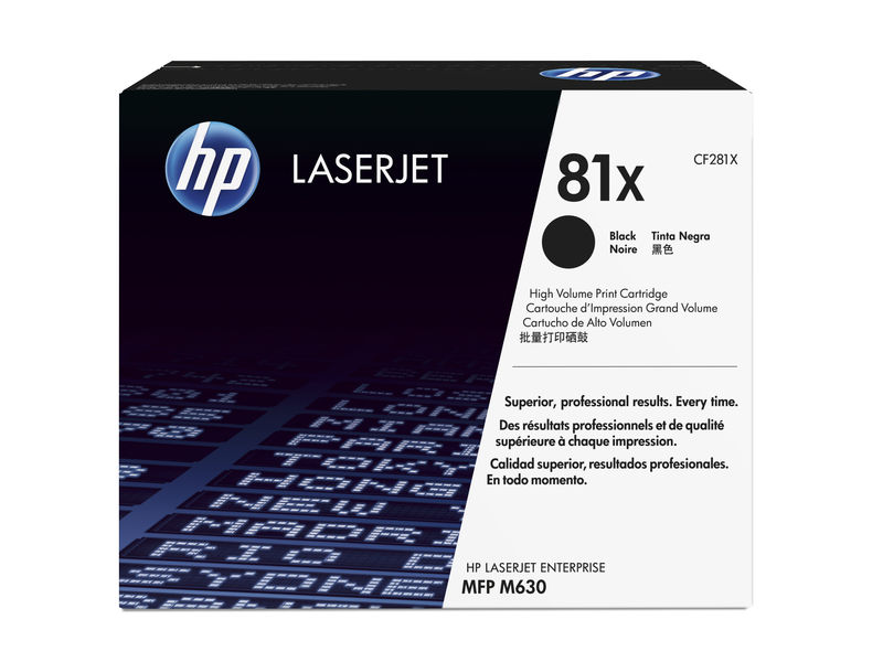 HP ( HEWLETT PACKARD ) - Toner Laser ORIGINALES alta capacidad 81X (Ref.CF281X)