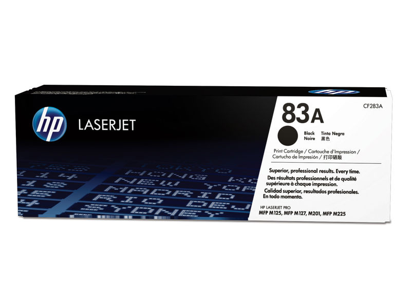 HP ( HEWLETT PACKARD ) - Toner Laser ORIGINALES 83A Negro (Ref.CF283A)