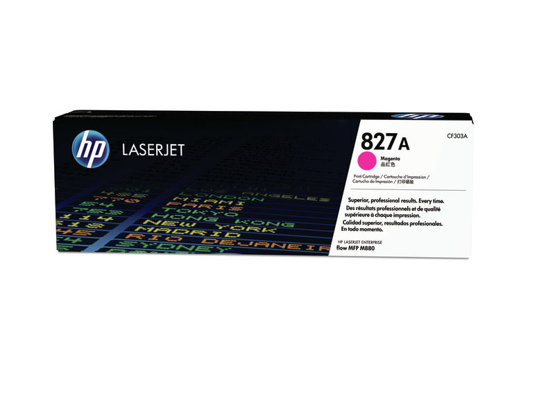 HP ( HEWLETT PACKARD ) - Toner Laser ORIGINALES 827A Magenta (Ref.CF303A)