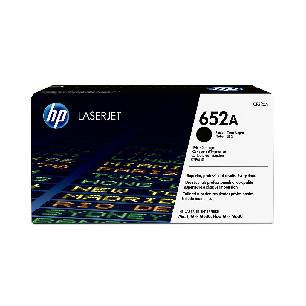 HP ( HEWLETT PACKARD ) - Toner Laser ORIGINALES 652A Negro 21.500pg (Ref.CF320A)