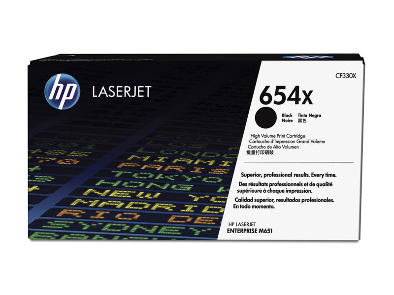 HP ( HEWLETT PACKARD ) - Toner Laser ORIGINALES 654X alta capacidad negro (Ref.CF330X)
