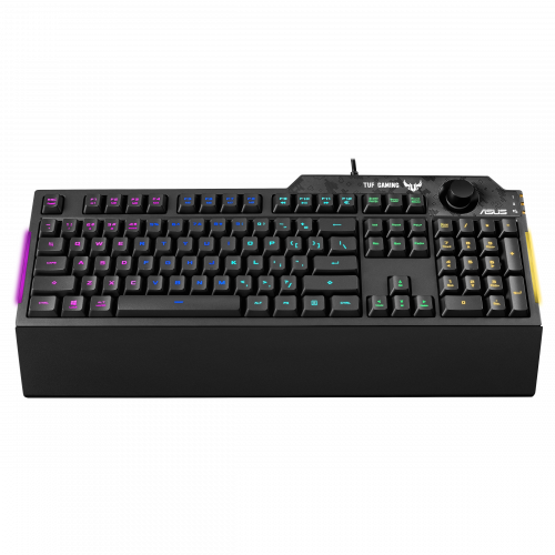 ASUS - TUF Gaming K1 teclado USB Inglés, Español Negro (Ref.90MP01X0-BKSA00)