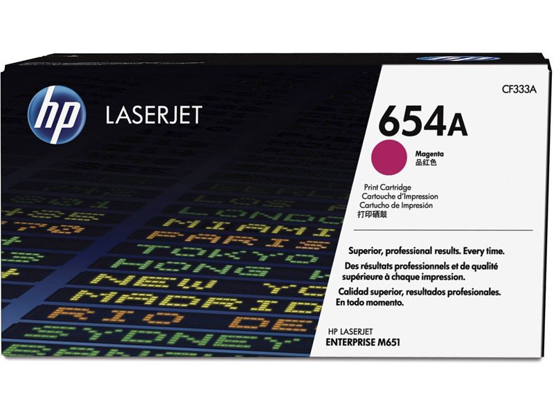 HP ( HEWLETT PACKARD ) - Toner Laser ORIGINALES 654A magenta (Ref.CF333A)