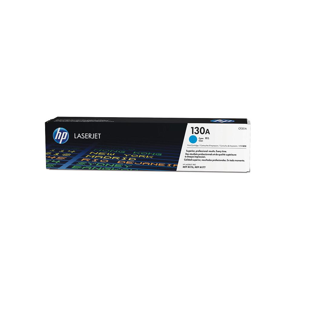 HP ( HEWLETT PACKARD ) - Toner Laser ORIGINALES 130A Cyan 1.300 paginas (Ref.CF351A)