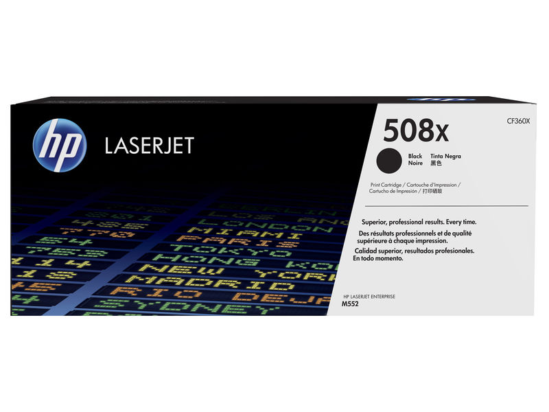 HP ( HEWLETT PACKARD ) - Toner Laser ORIGINALES ORIGINALES 508X alta capacidad negro () (Ref.CF360X)