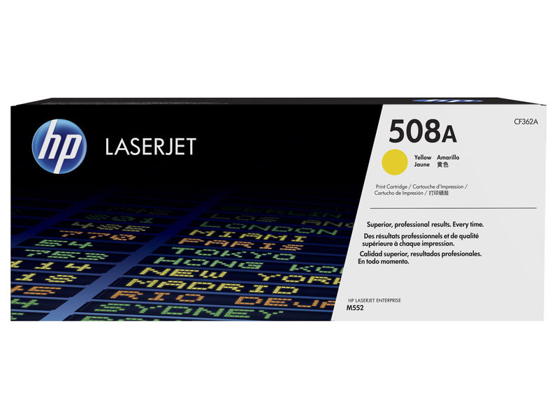 HP ( HEWLETT PACKARD ) - Toner Laser ORIGINALES ORIGINALES 508A amarillo () (Ref.CF362A)