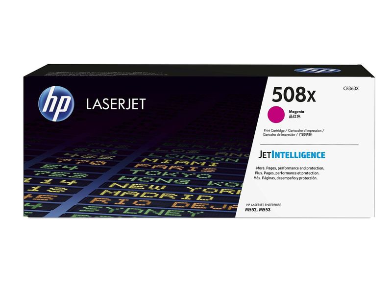 HP ( HEWLETT PACKARD ) - Toner Laser ORIGINALES ORIGINALES 508X alta capacidad magenta () (Ref.CF363X)