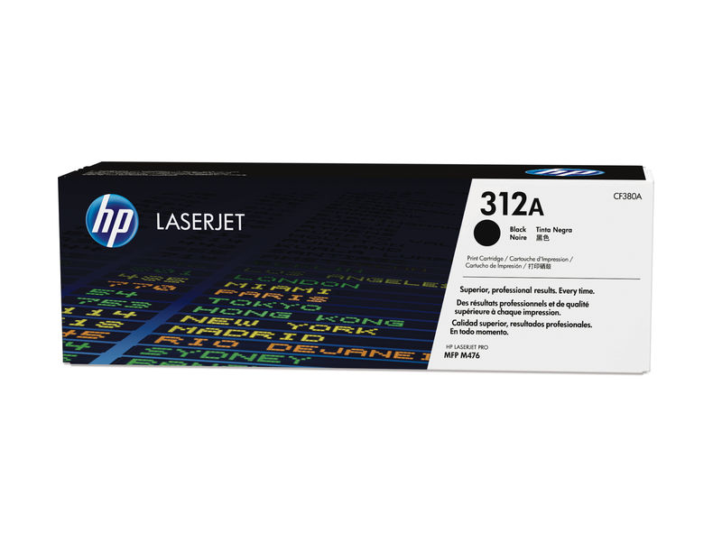 HP ( HEWLETT PACKARD ) - Toner Laser ORIGINALES 312A negro (Ref.CF380A)