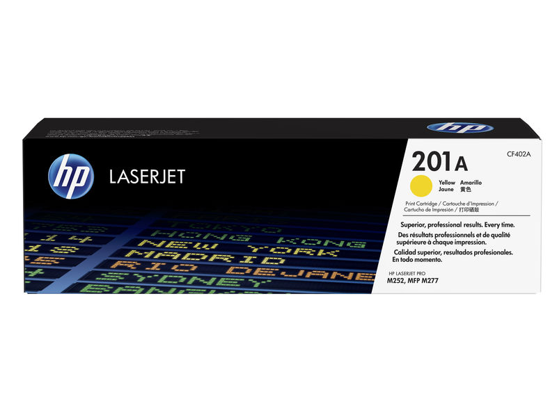 HP ( HEWLETT PACKARD ) - Toner Laser ORIGINALES ORIGINALES 201A amarillo () (Ref.CF402A)