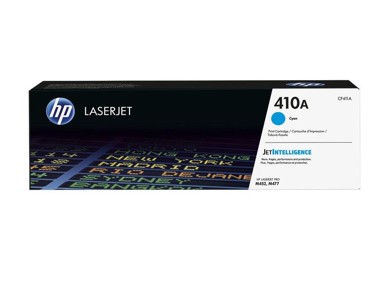 HP ( HEWLETT PACKARD ) - 410X Cyan ORIGINALES Toner Laser ORIGINALES Cartridge () (Ref.CF411A)