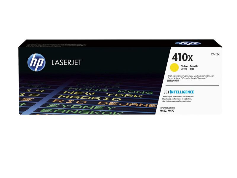 HP ( HEWLETT PACKARD ) - 410X High Yield AMARILLO ORIGINALES Toner Laser ORIGINALES Cartridge () (Ref.CF412X)