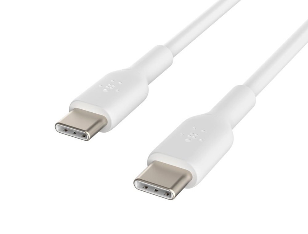 BELKIN - CABLE USB-C A USB-C BOOST CHARGE LONGITUD 1 M COLOR BLANCO (Ref.CAB003BT1MWH)