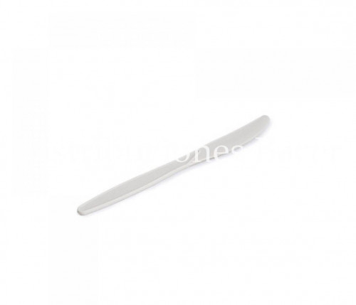BETIK - CUCHILLO DE MAIZ BIODEGRADABLE 18 cm. BLANCO PAQUETE de 50 (B03325) (Ref.1010390)