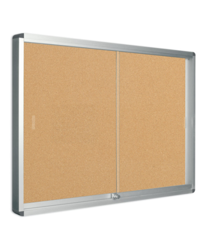 BI-OFFICE - Exhibit tablón para notas Interior Madera Aluminio (Ref.VT930201160)